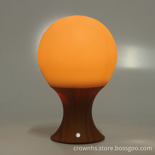 Newest Silicone Mushroom Wood Grain Colorful USB LED Baby Night Light Deck Night Lamp Timer Best Gift For Baby Children Bedroom